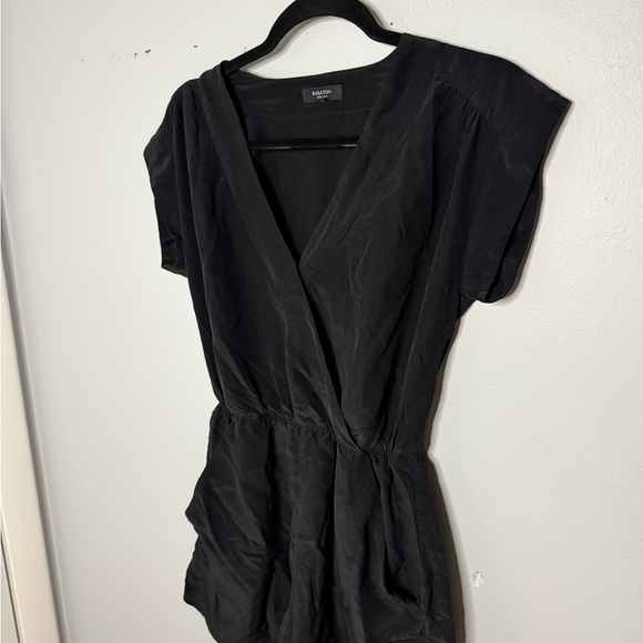 Babaton Corbett Romper Black V-Neck Jumpsuit - Picture 2 of 5